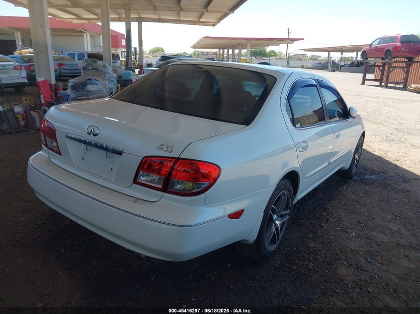 2002 Infiniti I35 VIN JNKDA31A52T023622 IAAI salvage auction — NORMAL WEAR, Clear (Arizona), sold $125 on 2026-07-21 (photo 4)