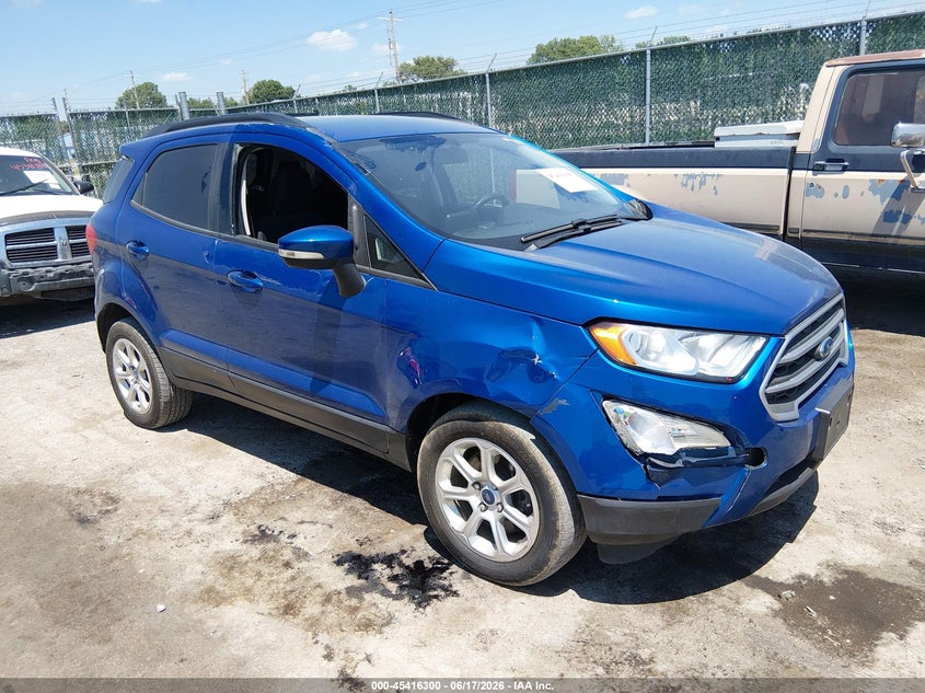 2021 Ford Ecosport VIN MAJ3S2GE6MC424104 IAAI salvage auction — RIGHT FRONT, Salvage Title, sold $1,300 on 2026-07-24 (photo 1)