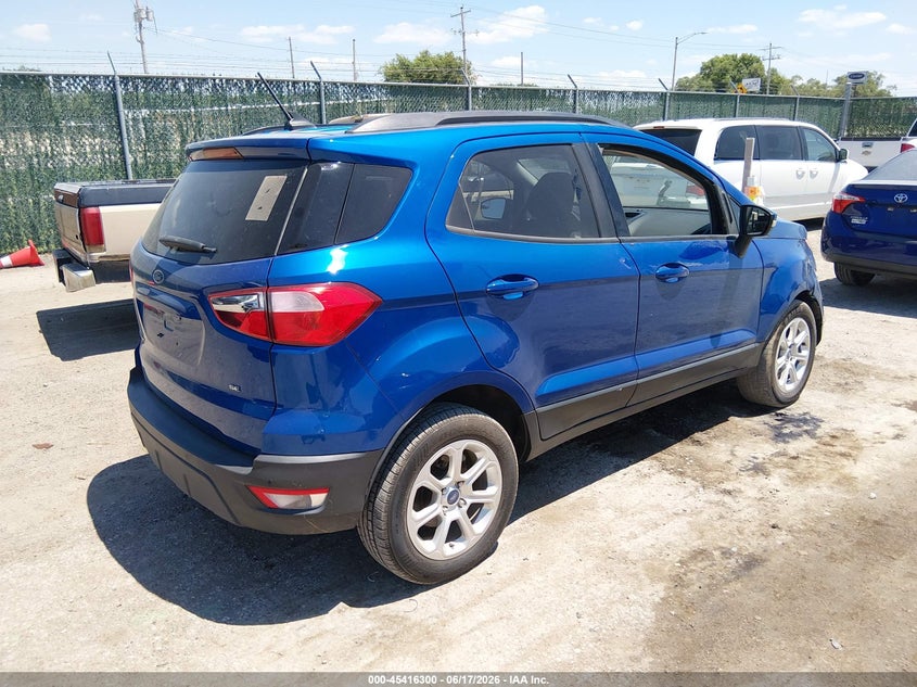 2021 Ford Ecosport VIN MAJ3S2GE6MC424104 IAAI salvage auction — RIGHT FRONT, Salvage Title, sold $1,300 on 2026-07-24 (photo 4)