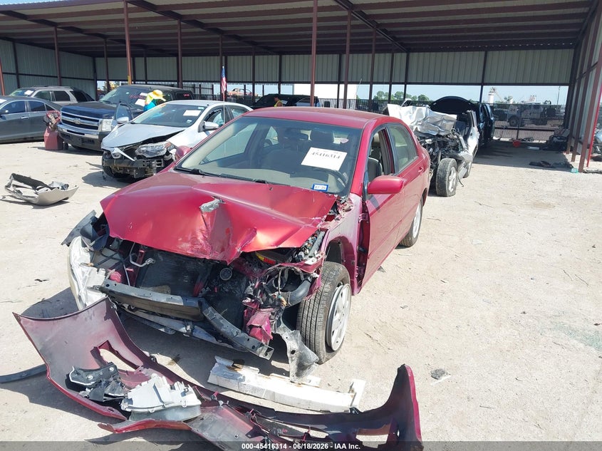2006 Toyota Corolla VIN JTDBR32E660059040 IAAI salvage auction — FRONT END, Salvage (Texas), sold $550 on 2026-07-21 (photo 2)