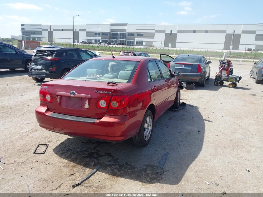 2006 Toyota Corolla VIN JTDBR32E660059040 IAAI salvage auction — FRONT END, Salvage (Texas), sold $550 on 2026-07-21 (photo 4)