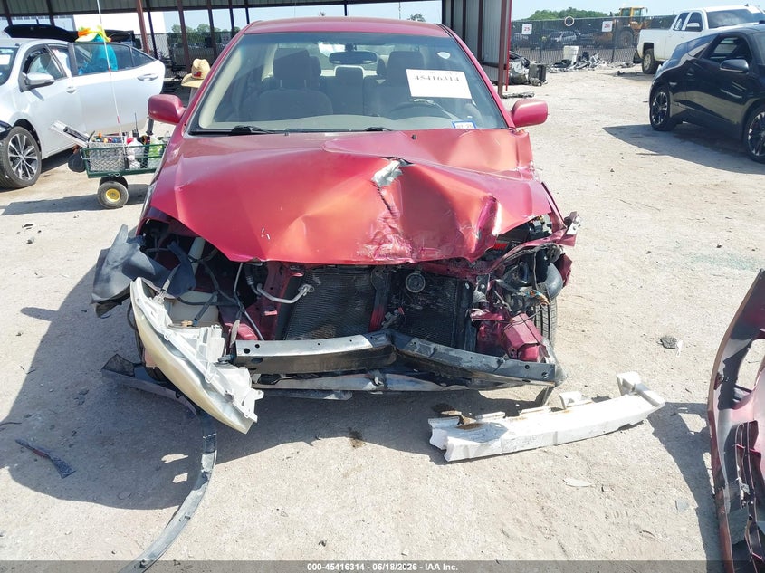 2006 Toyota Corolla VIN JTDBR32E660059040 IAAI salvage auction — FRONT END, Salvage (Texas), sold $550 on 2026-07-21 (photo 6)