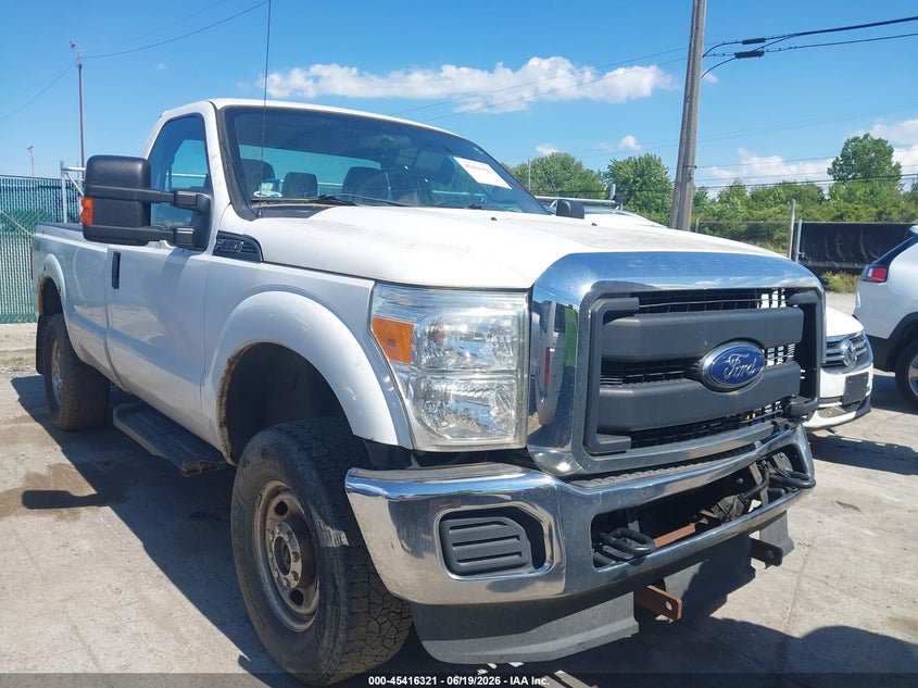 2015 Ford F250 VIN 1FTBF2B63FEC77502 IAAI salvage auction — LEFT FRONT, Salvage Title, sold $775 on 2026-09-05 (photo 1)
