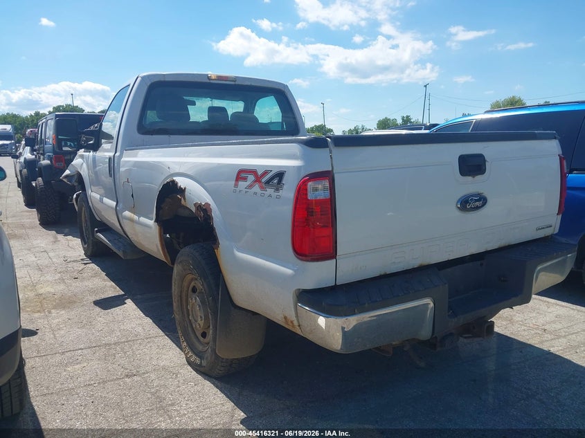 2015 Ford F250 VIN 1FTBF2B63FEC77502 IAAI salvage auction — LEFT FRONT, Salvage Title, sold $775 on 2026-09-05 (photo 3)