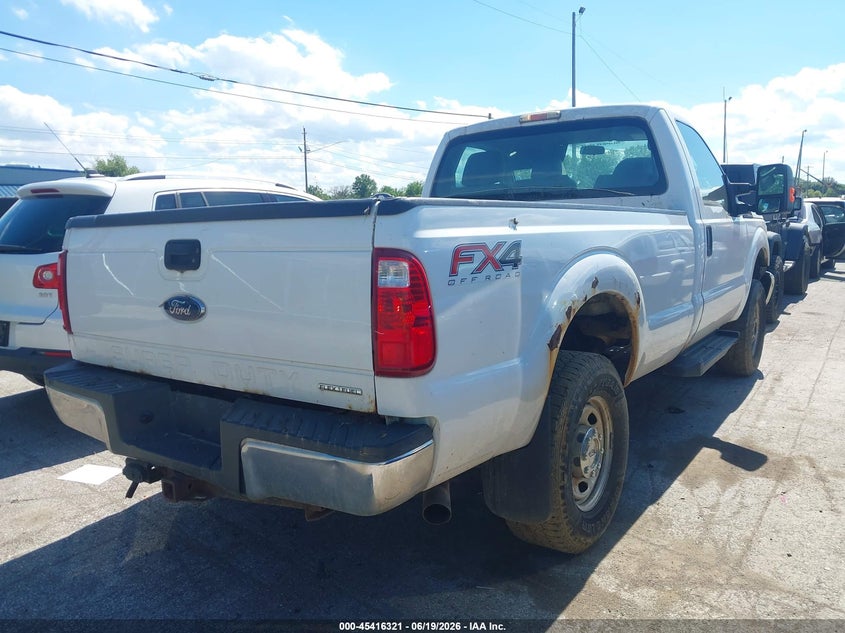 2015 Ford F250 VIN 1FTBF2B63FEC77502 IAAI salvage auction — LEFT FRONT, Salvage Title, sold $775 on 2026-09-05 (photo 4)