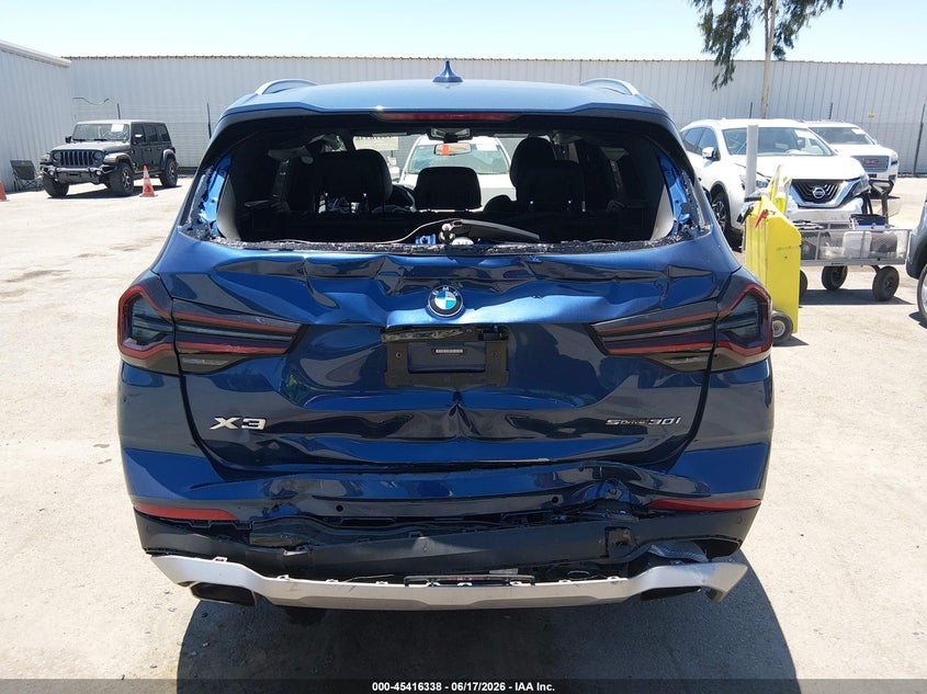 2023 BMW X3 VIN 5UX43DP08P9P14503 IAAI salvage auction — REAR END, Salvage (California), sold $12,750 on 2026-07-20 (photo 6)