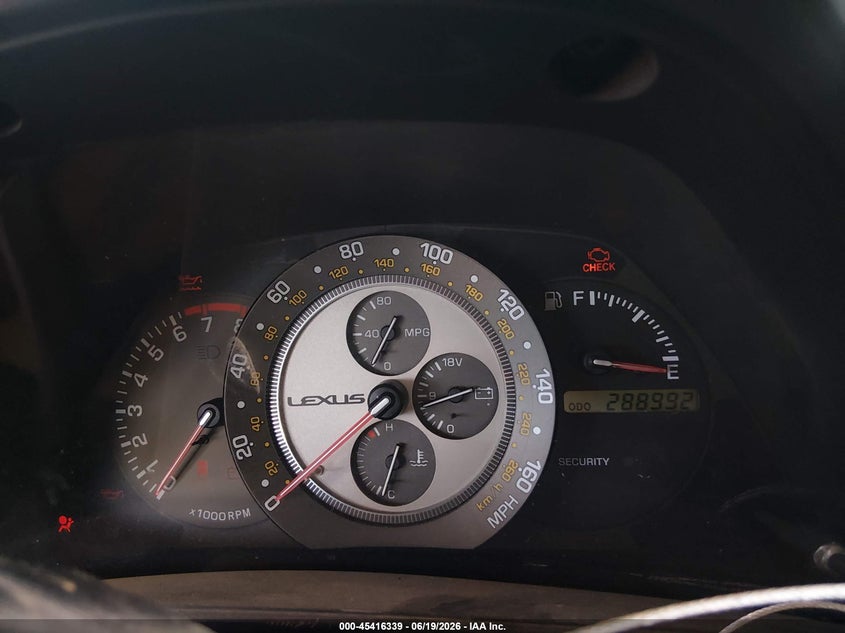 2002 Lexus Is 300 VIN JTHBD192120045196 IAAI salvage auction — LEFT & RIGHT, Salvage (Arizona), sold $1,700 on 2026-07-14 (photo 7)
