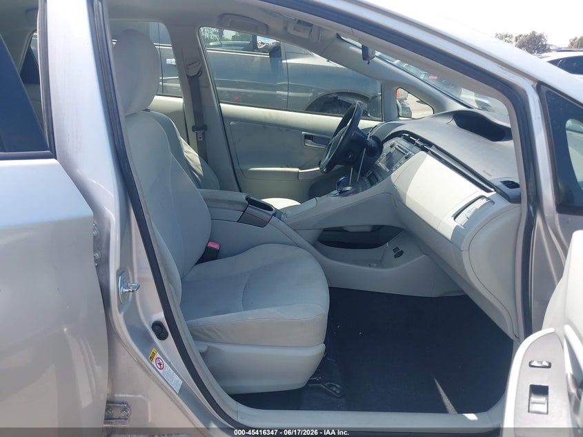 2012 Toyota Prius VIN JTDKN3DU6C5415372 IAAI salvage auction — NORMAL WEAR, Duplicate Paperwork (California), sold $1,050 on 2026-07-09 (photo 5)