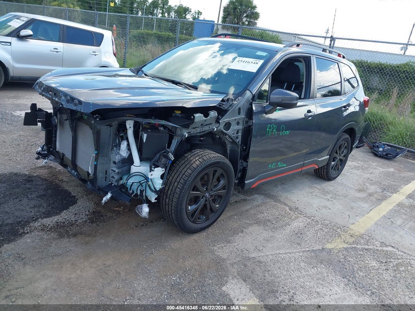 2023 Subaru Forester VIN JF2SKAJC9PH451555 IAAI salvage auction — FRONT END, Salvage Title, sold $7,900 on 2026-07-15 (photo 2)