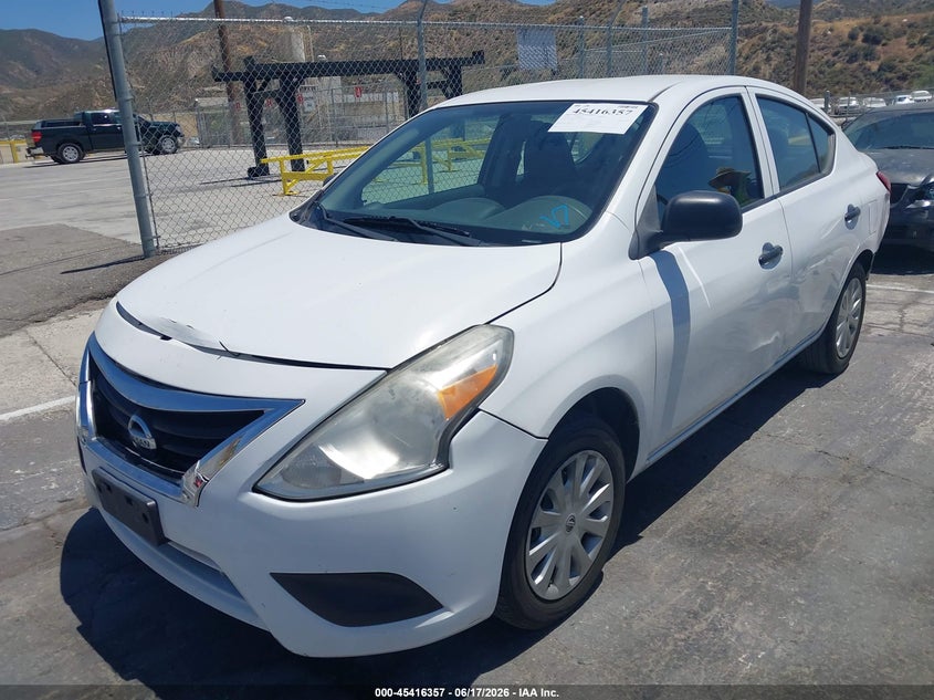 2015 Nissan Versa VIN 3N1CN7AP1FL838815 IAAI salvage auction — FRONT END, Salvage Title, sold $575 on 2026-07-23 (photo 2)