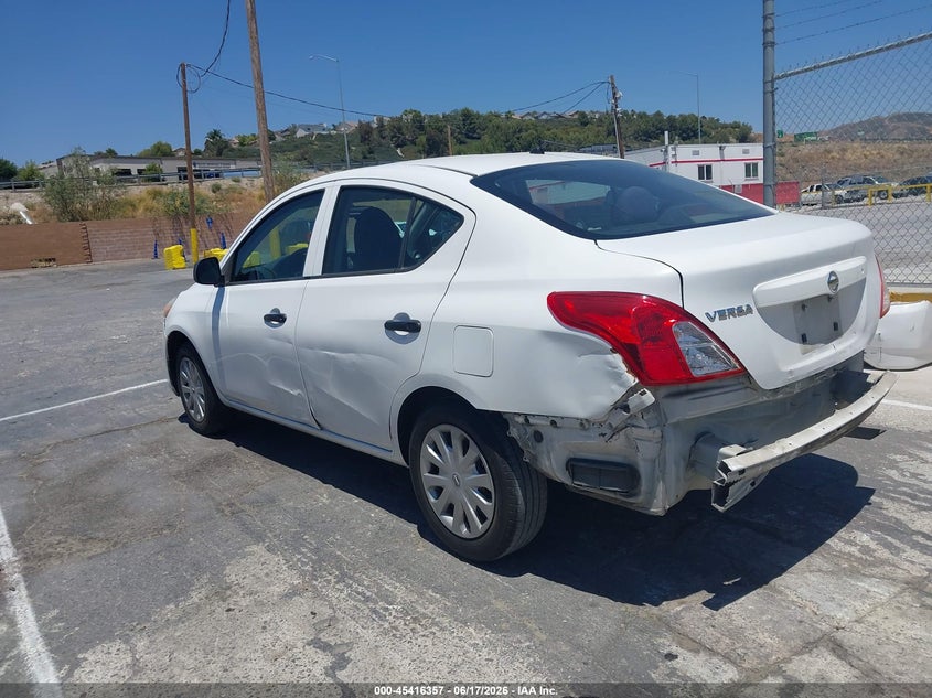 2015 Nissan Versa VIN 3N1CN7AP1FL838815 IAAI salvage auction — FRONT END, Salvage Title, sold $575 on 2026-07-23 (photo 3)