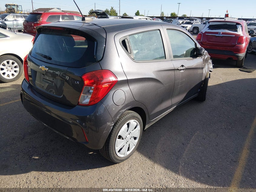 2016 Chevrolet Spark VIN KL8CB6SA8GC603537 IAAI salvage auction — NORMAL WEAR, Clear (Colorado), sold $250 on 2026-07-14 (photo 4)