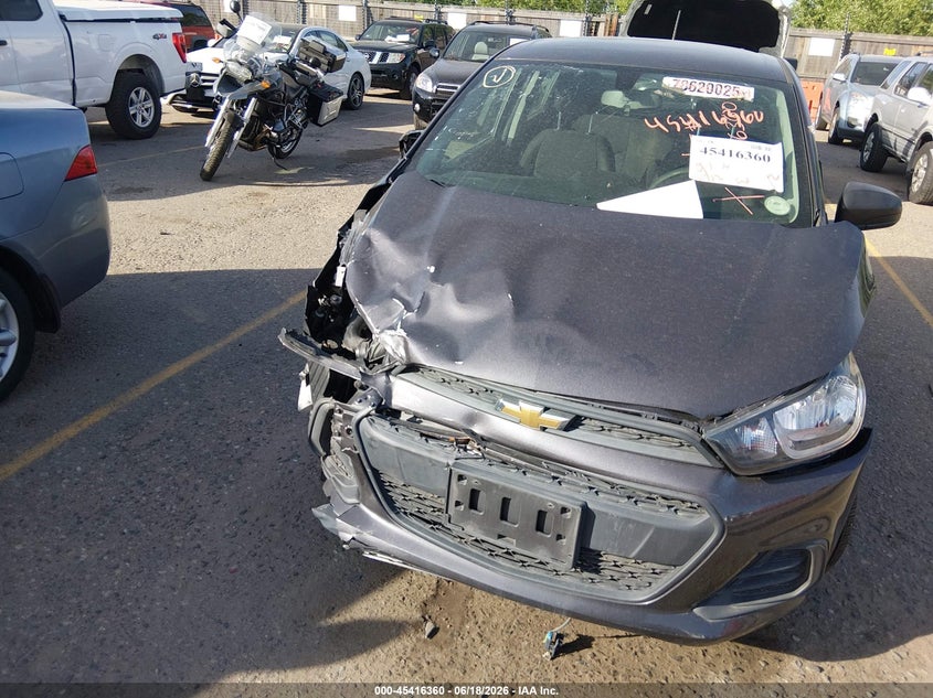 2016 Chevrolet Spark VIN KL8CB6SA8GC603537 IAAI salvage auction — NORMAL WEAR, Clear (Colorado), sold $250 on 2026-07-14 (photo 6)