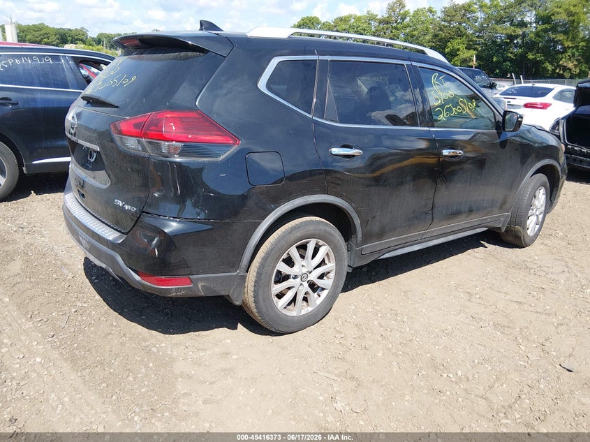 2017 Nissan Rogue VIN JN8AT2MV7HW020448 IAAI salvage auction — FRONT & REAR, Salvage Title, sold $875 on 2026-07-14 (photo 4)