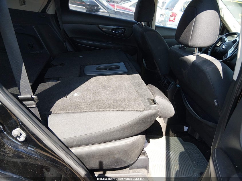 2017 Nissan Rogue VIN JN8AT2MV7HW020448 IAAI salvage auction — FRONT & REAR, Salvage Title, sold $875 on 2026-07-14 (photo 8)
