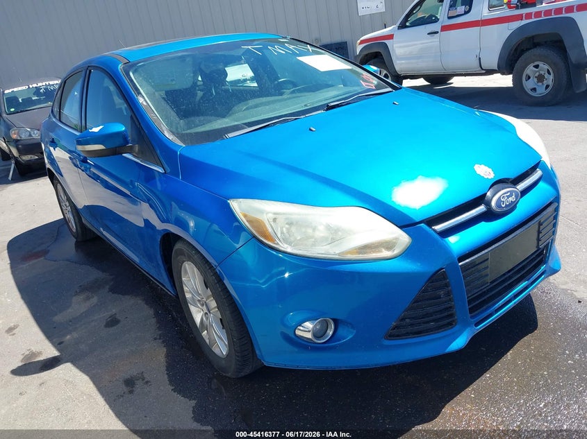 2012 Ford Focus VIN 1FAHP3H23CL109809 IAAI salvage auction — RIGHT REAR, Clear (Utah), sold $450 on 2026-07-09 (photo 1)