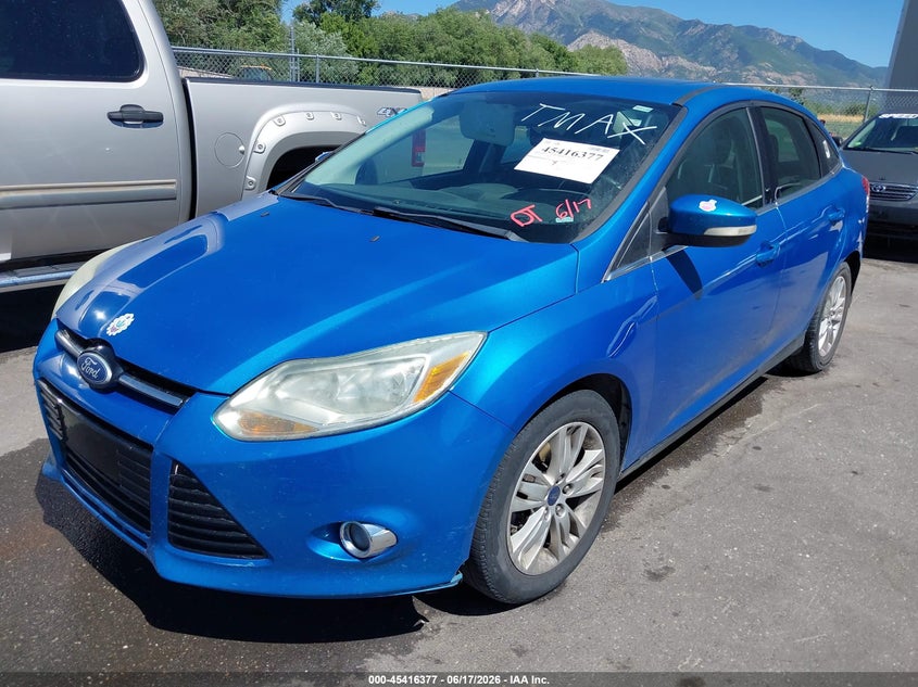 2012 Ford Focus VIN 1FAHP3H23CL109809 IAAI salvage auction — RIGHT REAR, Clear (Utah), sold $450 on 2026-07-09 (photo 2)