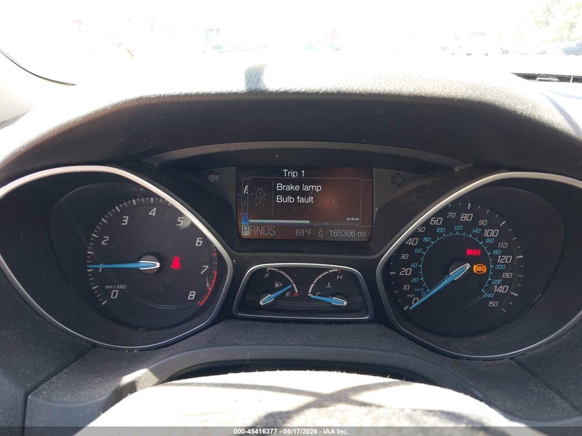 2012 Ford Focus VIN 1FAHP3H23CL109809 IAAI salvage auction — RIGHT REAR, Clear (Utah), sold $450 on 2026-07-09 (photo 7)