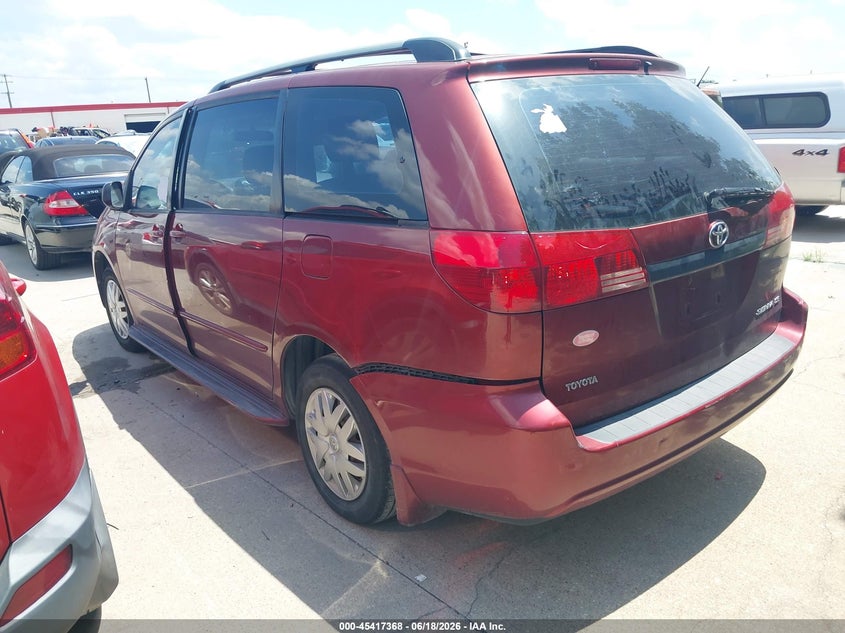 2005 Toyota Sienna VIN 5TDZA23CX5S354098 IAAI salvage auction — NORMAL WEAR, Original (Texas), sold $675 on 2026-07-13 (photo 3)