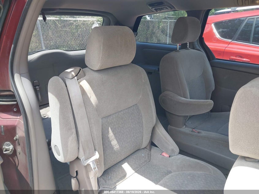 2005 Toyota Sienna VIN 5TDZA23CX5S354098 IAAI salvage auction — NORMAL WEAR, Original (Texas), sold $675 on 2026-07-13 (photo 8)