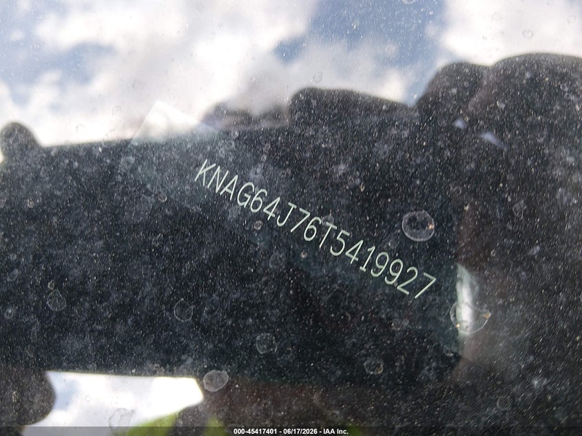 2026 Kia K5 VIN KNAG64J76T5419927 IAAI salvage auction — REAR END, Salvage Title, sold $5,600 on 2026-07-22 (photo 9)