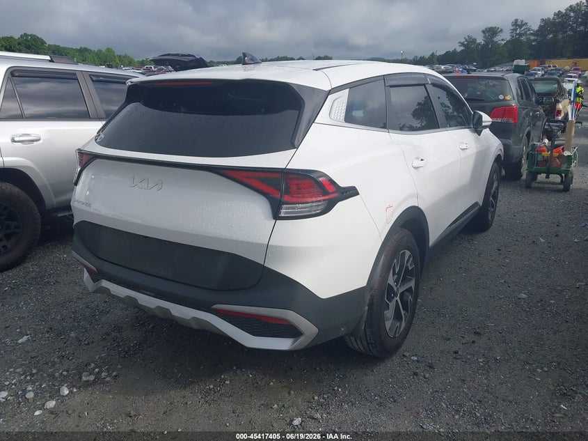 2023 Kia Sportage VIN 5XYK33AF6PG125139 IAAI salvage auction — LEFT FRONT, Salvage Title, sold $7,700 on 2026-08-02 (photo 4)