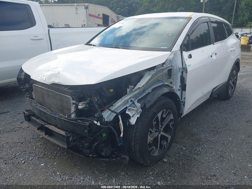 2023 Kia Sportage VIN 5XYK33AF6PG125139 IAAI salvage auction — LEFT FRONT, Salvage Title, sold $7,700 on 2026-08-02 (photo 6)