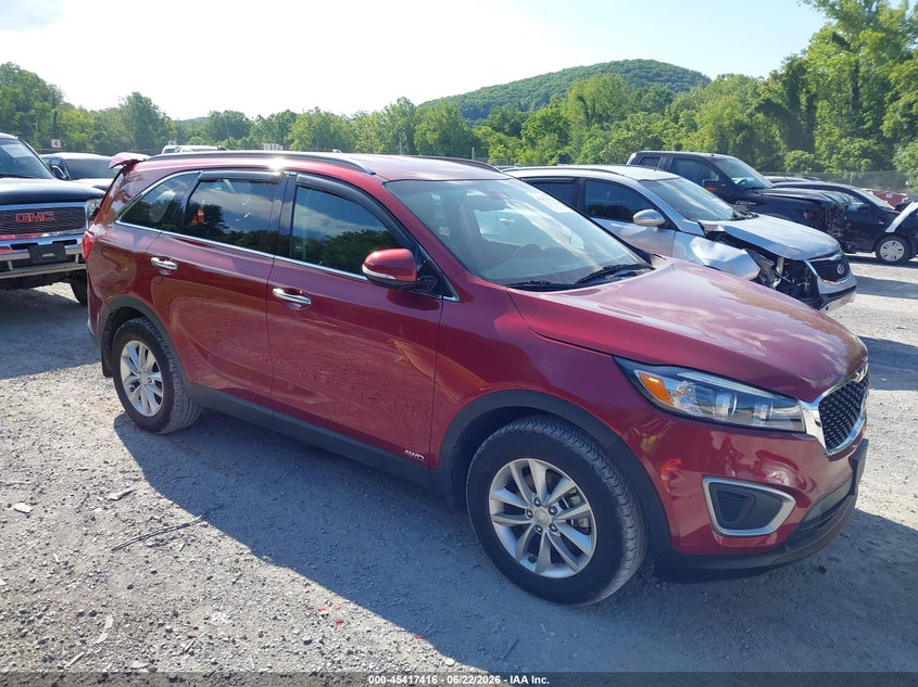 2016 Kia Sorento VIN 5XYPGDA31GG098437 IAAI salvage auction — REAR END, Salvage Title, sold $525 on 2026-07-28 (photo 1)