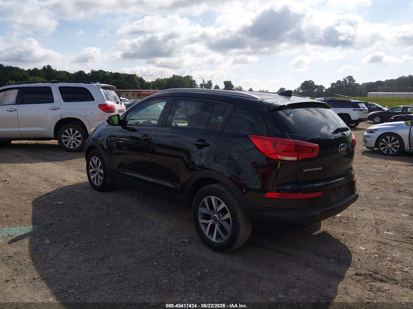 2015 Kia Sportage VIN KNDPB3AC7F7672639 IAAI salvage auction — UNKNOWN, Salvage (Tennessee), sold $2,850 on 2026-07-15 (photo 3)