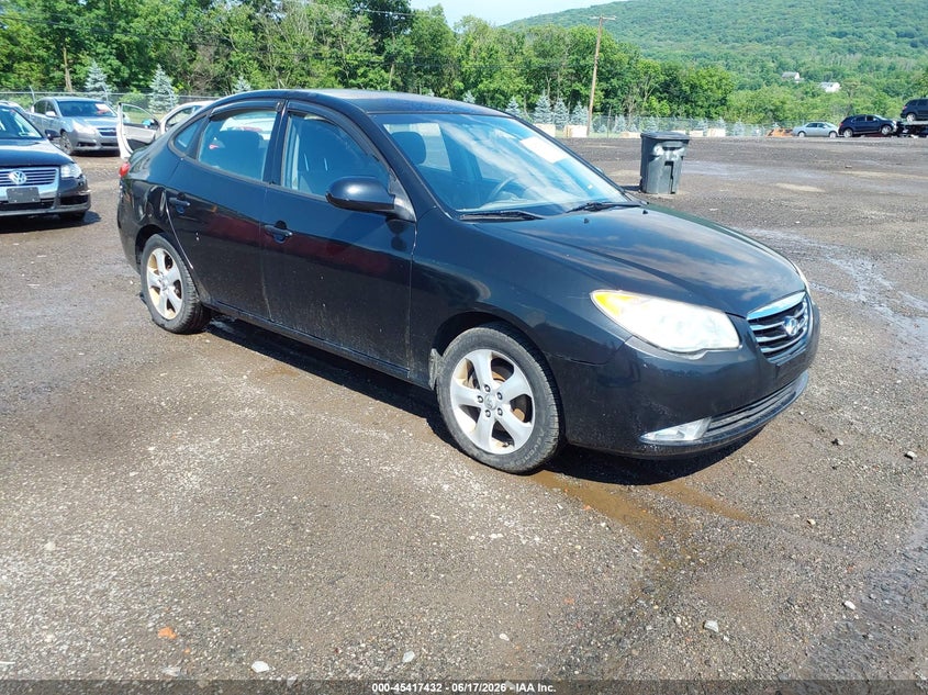 2010 Hyundai Elantra VIN KMHDU4AD4AU992065 IAAI salvage auction — NORMAL WEAR, Clear (Pennsylvania), sold $550 on 2026-07-16 (photo 1)