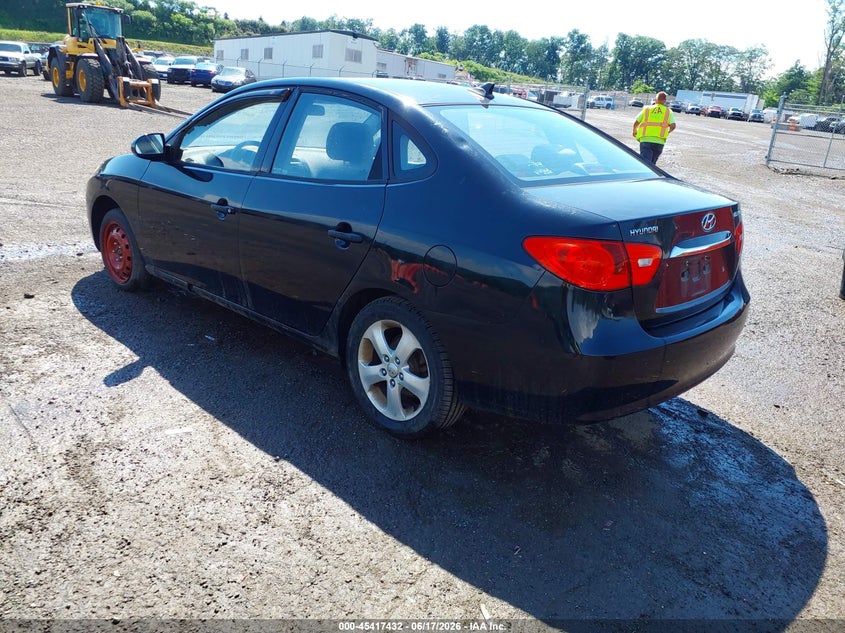 2010 Hyundai Elantra VIN KMHDU4AD4AU992065 IAAI salvage auction — NORMAL WEAR, Clear (Pennsylvania), sold $550 on 2026-07-16 (photo 3)