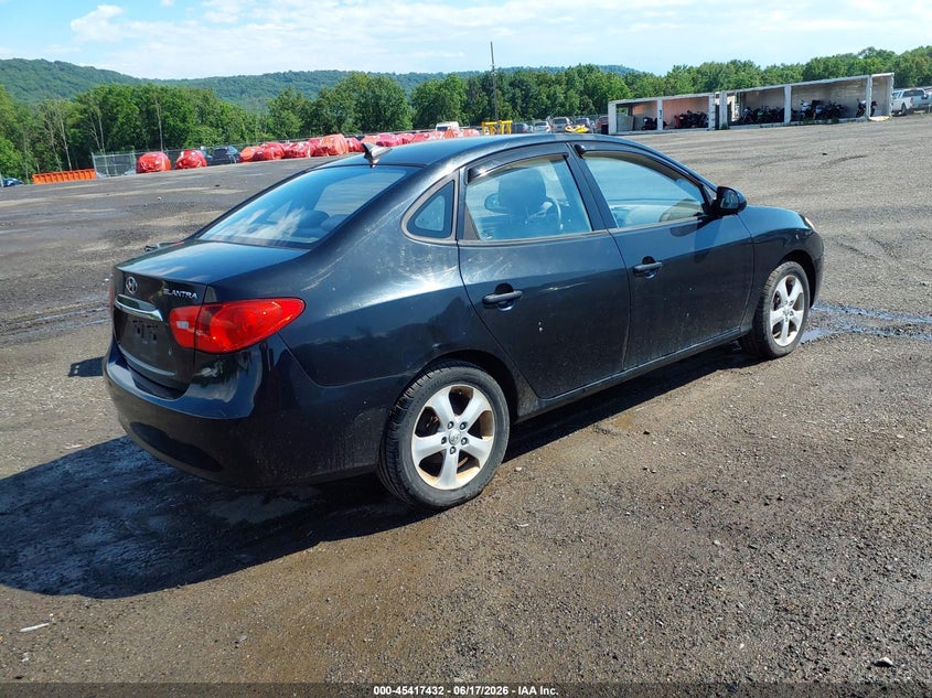 2010 Hyundai Elantra VIN KMHDU4AD4AU992065 IAAI salvage auction — NORMAL WEAR, Clear (Pennsylvania), sold $550 on 2026-07-16 (photo 4)
