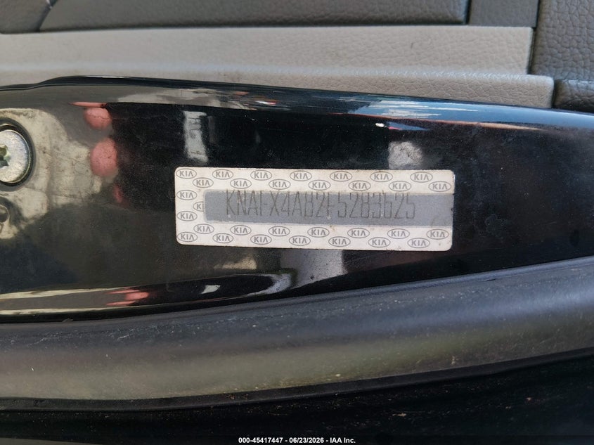 2015 Kia Forte VIN KNAFX4A82F5283625 IAAI salvage auction — SIDE, Salvage (South Carolina), sold $450 on 2026-07-26 (photo 9)