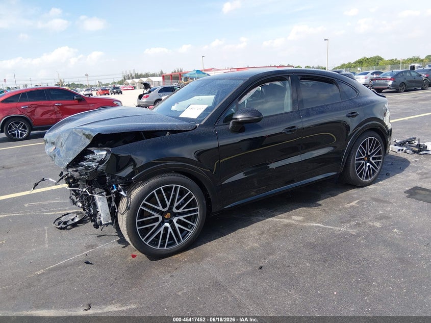 2025 Porsche Cayenne coupe VIN WP1BA2AYXSDA30851 IAAI salvage auction — FRONT END, Salvage Title, sold $18,000 on 2026-07-30 (photo 2)