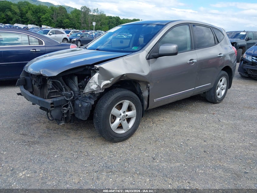 2013 Nissan Rogue VIN JN8AS5MV2DW664230 IAAI salvage auction — FRONT END, Clear (Virginia), sold $100 on 2026-07-14 (photo 2)