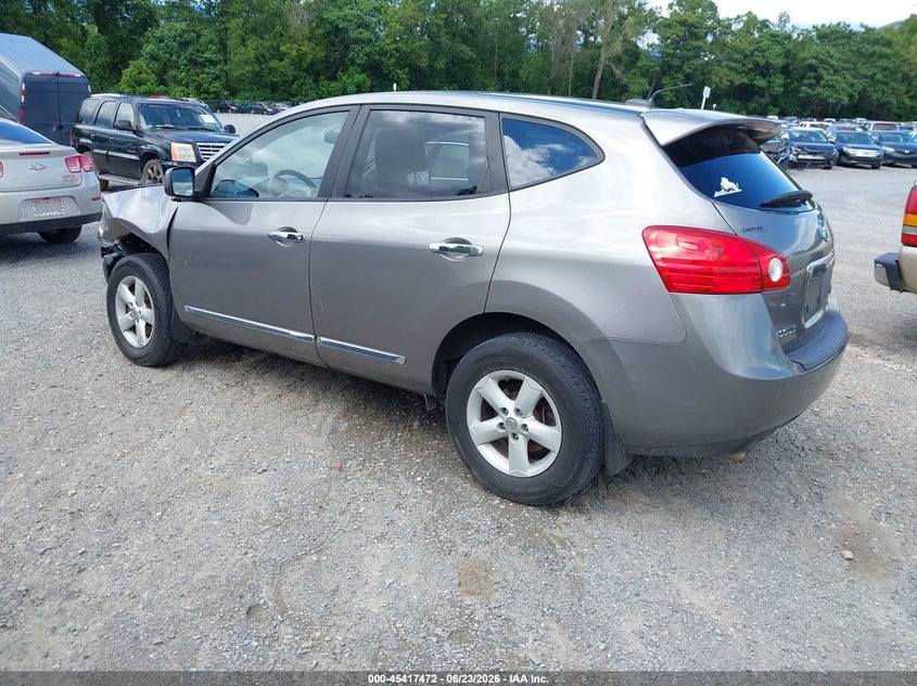 2013 Nissan Rogue VIN JN8AS5MV2DW664230 IAAI salvage auction — FRONT END, Clear (Virginia), sold $100 on 2026-07-14 (photo 3)