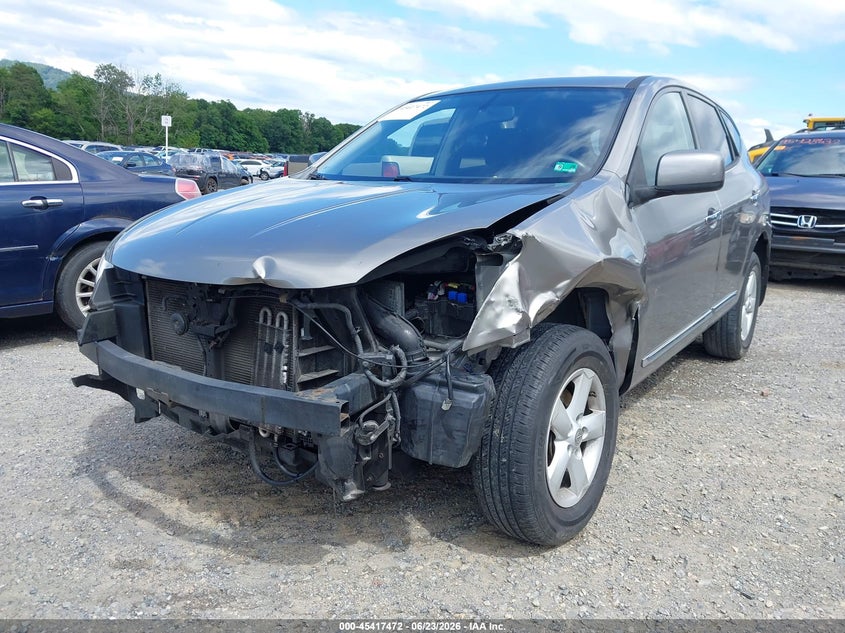 2013 Nissan Rogue VIN JN8AS5MV2DW664230 IAAI salvage auction — FRONT END, Clear (Virginia), sold $100 on 2026-07-14 (photo 6)