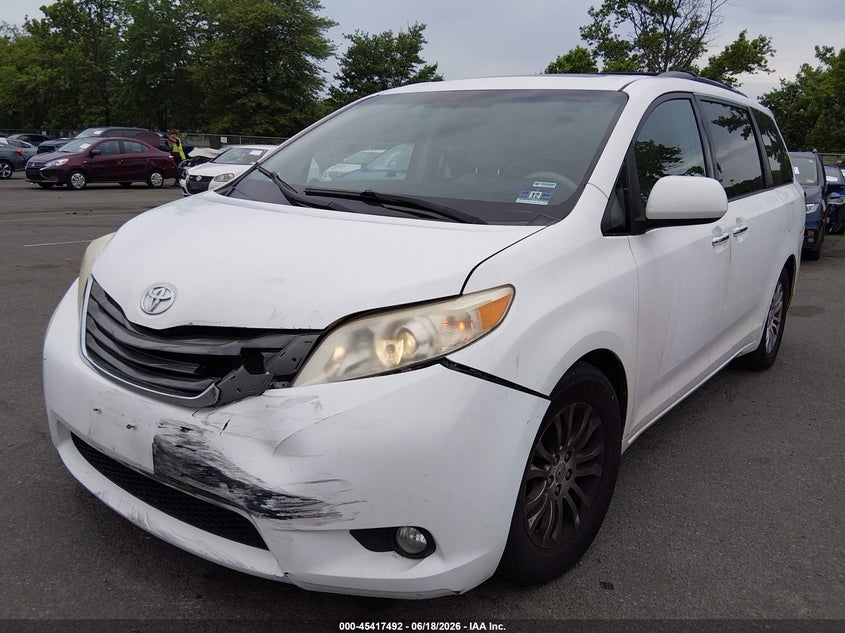 2011 Toyota Sienna VIN 5TDYK3DC3BS103576 IAAI salvage auction — FRONT END, Salvage (New Jersey), sold $700 on 2026-07-30 (photo 2)