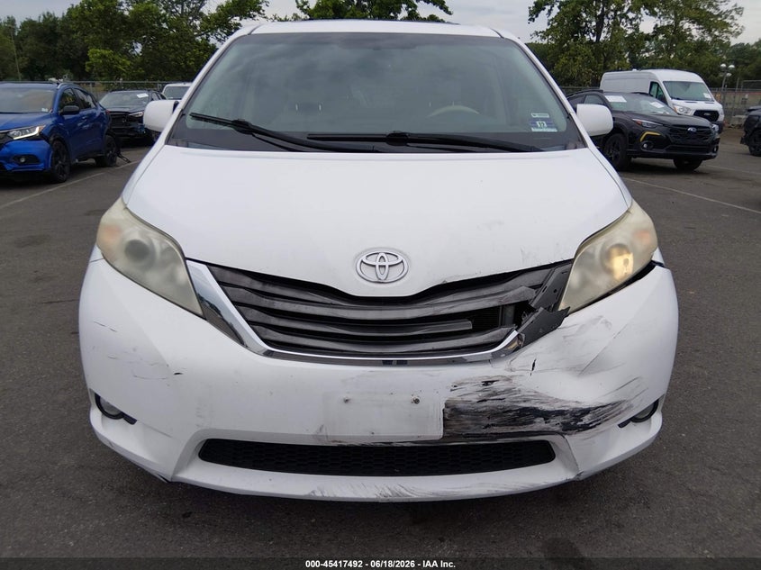 2011 Toyota Sienna VIN 5TDYK3DC3BS103576 IAAI salvage auction — FRONT END, Salvage (New Jersey), sold $700 on 2026-07-30 (photo 6)