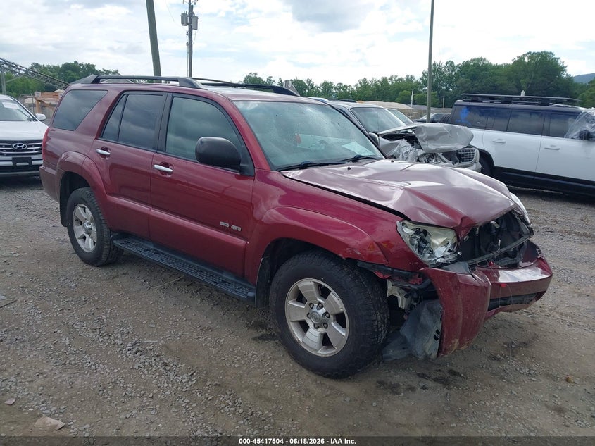 2009 Toyota 4runner VIN JTEBU14R39K040100 IAAI salvage auction — FRONT END, Salvage (North Carolina), sold $3,700 on 2026-07-24 (photo 1)