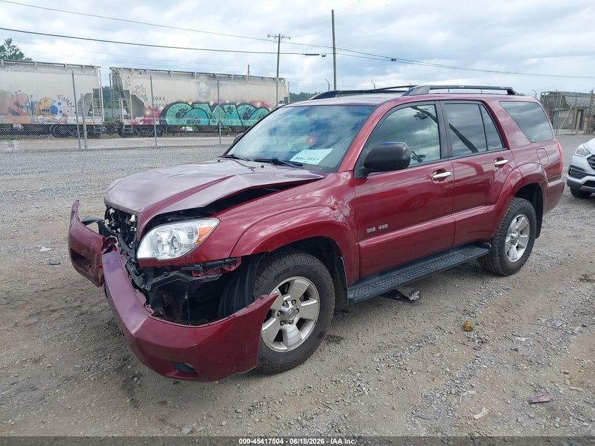2009 Toyota 4runner VIN JTEBU14R39K040100 IAAI salvage auction — FRONT END, Salvage (North Carolina), sold $3,700 on 2026-07-24 (photo 2)