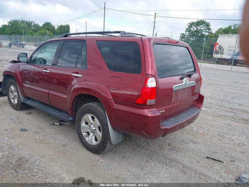 2009 Toyota 4runner VIN JTEBU14R39K040100 IAAI salvage auction — FRONT END, Salvage (North Carolina), sold $3,700 on 2026-07-24 (photo 3)