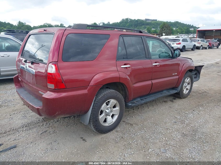 2009 Toyota 4runner VIN JTEBU14R39K040100 IAAI salvage auction — FRONT END, Salvage (North Carolina), sold $3,700 on 2026-07-24 (photo 4)