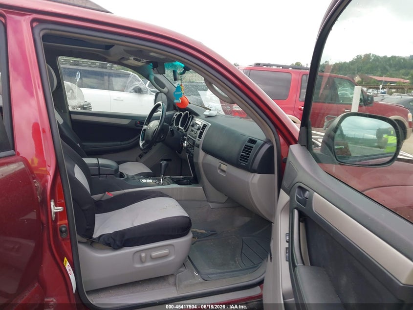 2009 Toyota 4runner VIN JTEBU14R39K040100 IAAI salvage auction — FRONT END, Salvage (North Carolina), sold $3,700 on 2026-07-24 (photo 5)