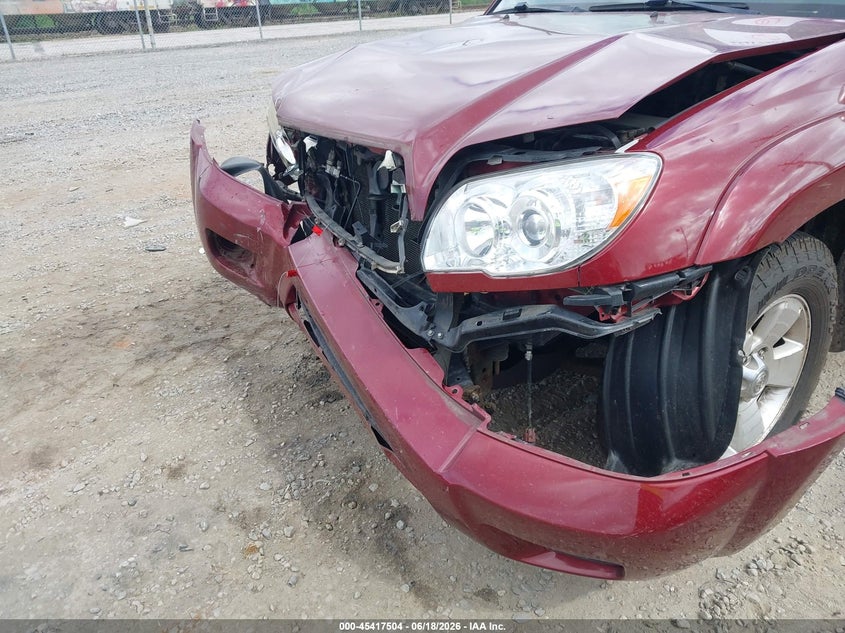 2009 Toyota 4runner VIN JTEBU14R39K040100 IAAI salvage auction — FRONT END, Salvage (North Carolina), sold $3,700 on 2026-07-24 (photo 6)