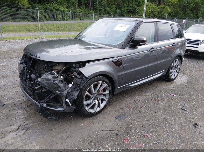2018 Land rover Range rover sport VIN SALWV2SV6JA405915 IAAI salvage auction — FRONT END, Salvage Title, sold $10,800 on 2026-08-01 (photo 2)
