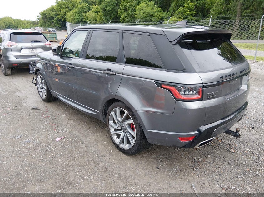 2018 Land rover Range rover sport VIN SALWV2SV6JA405915 IAAI salvage auction — FRONT END, Salvage Title, sold $10,800 on 2026-08-01 (photo 3)