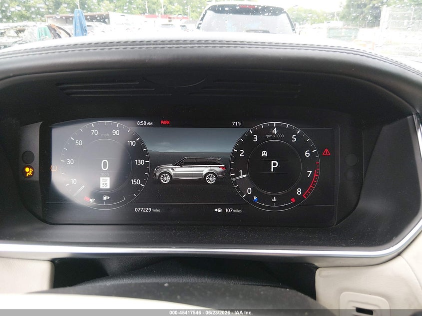 2018 Land rover Range rover sport VIN SALWV2SV6JA405915 IAAI salvage auction — FRONT END, Salvage Title, sold $10,800 on 2026-08-01 (photo 7)