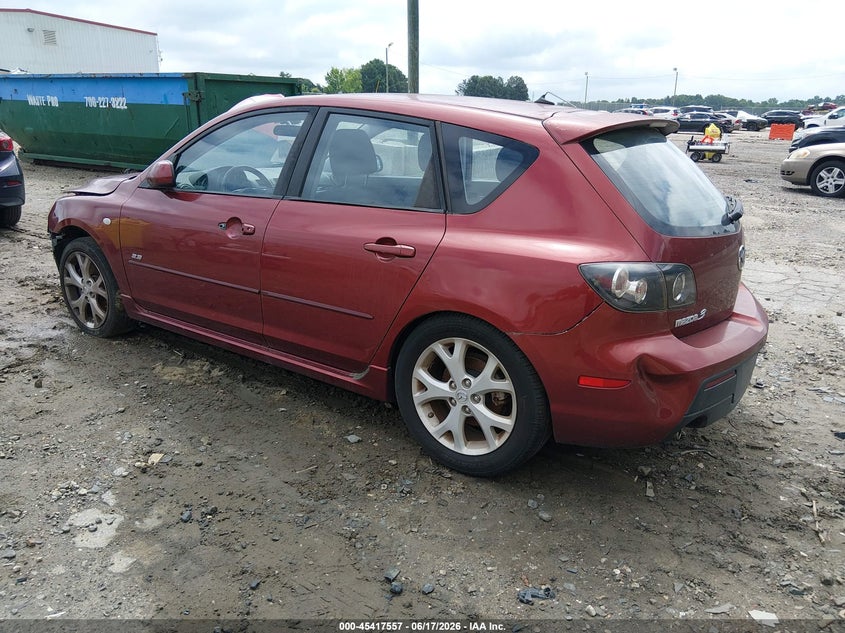 2009 Mazda 3 VIN JM1BK343891192798 IAAI salvage auction — FRONT & REAR, Salvage (Idaho), sold $375 on 2026-07-16 (photo 3)