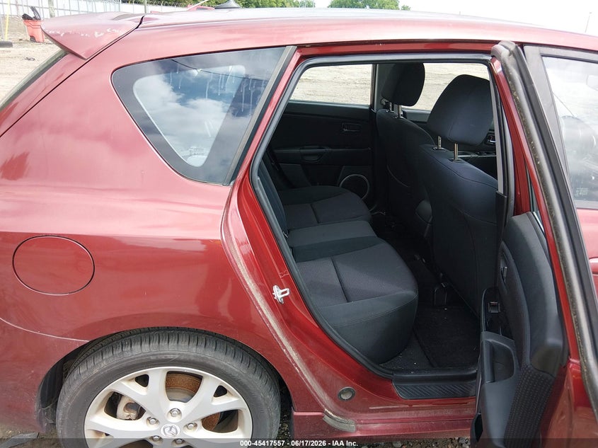 2009 Mazda 3 VIN JM1BK343891192798 IAAI salvage auction — FRONT & REAR, Salvage (Idaho), sold $375 on 2026-07-16 (photo 8)